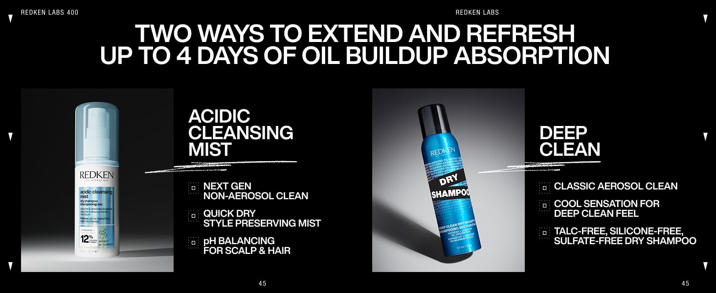 Acidic Cleansing Mist vs Deep Clean