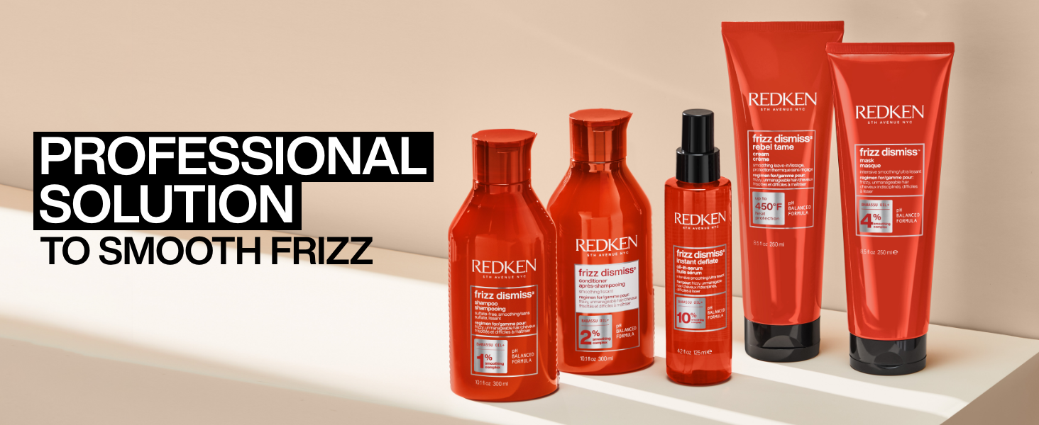 Discover Redken Frizz Dismiss Instant Deflate Oil-in-serum