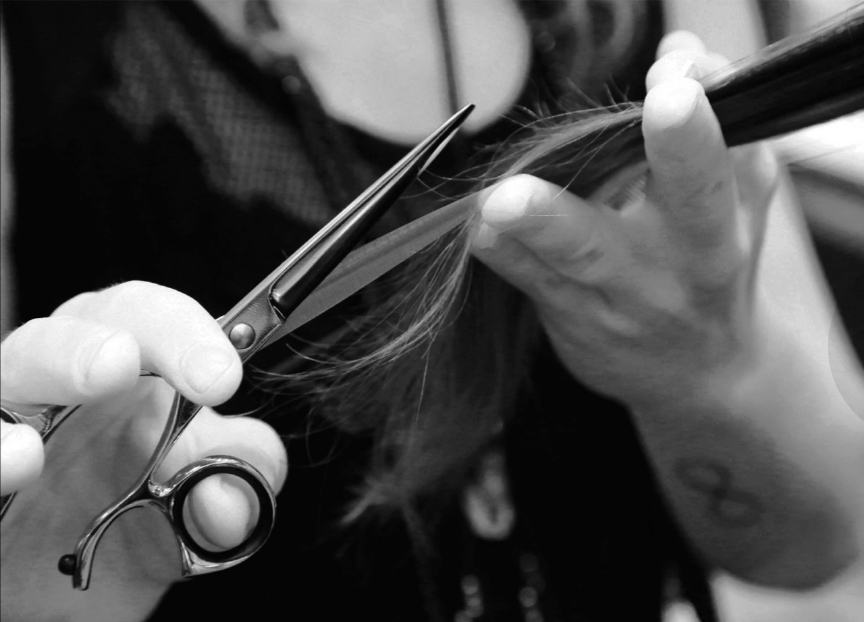 Redken Trim Dry Damaged Hair with Scissors