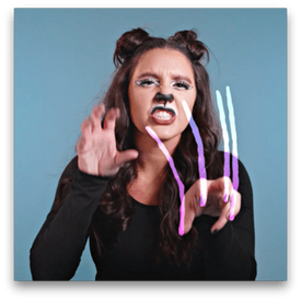 CAT COSTUME HAIRSTYLE