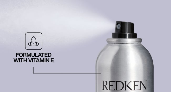 Discover Redken Brushable Hairspray Formulated with Vitamin E