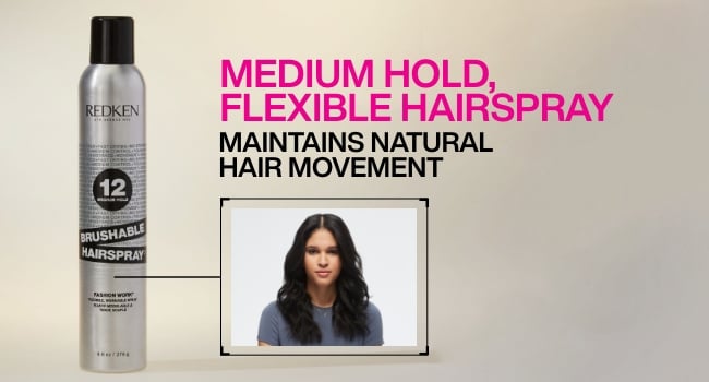 Discover Redken Brushable Hairspray Medium Hold Flexible Hairspray