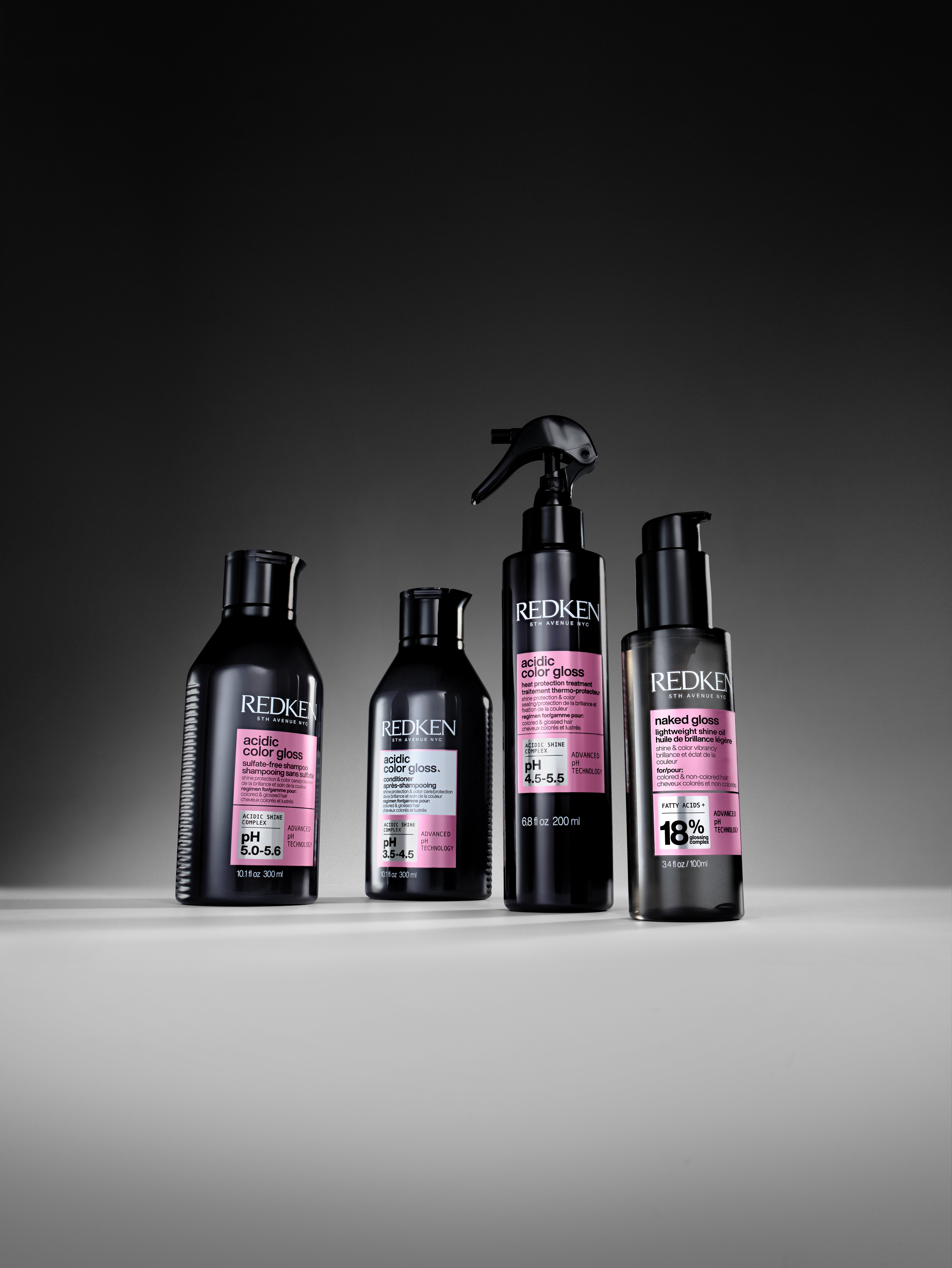 Redken Acidic Color Gloss Complete Collection for Shiny Glossy Hair