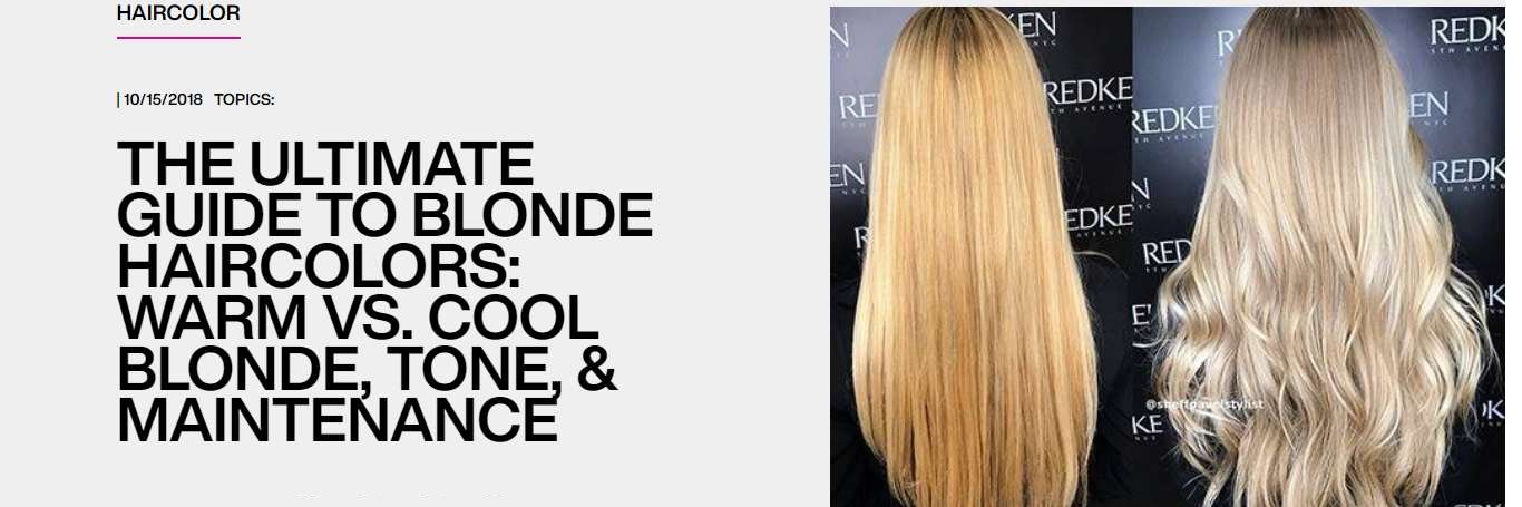 Use This Blonde Hair Color Chart To Find Your Best Shade